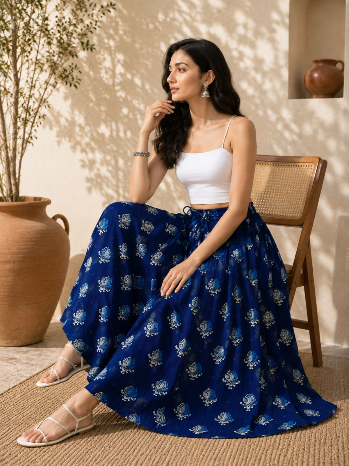 Indi Block Skirt