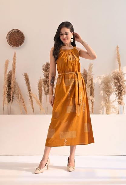 Golden Leaf Dress