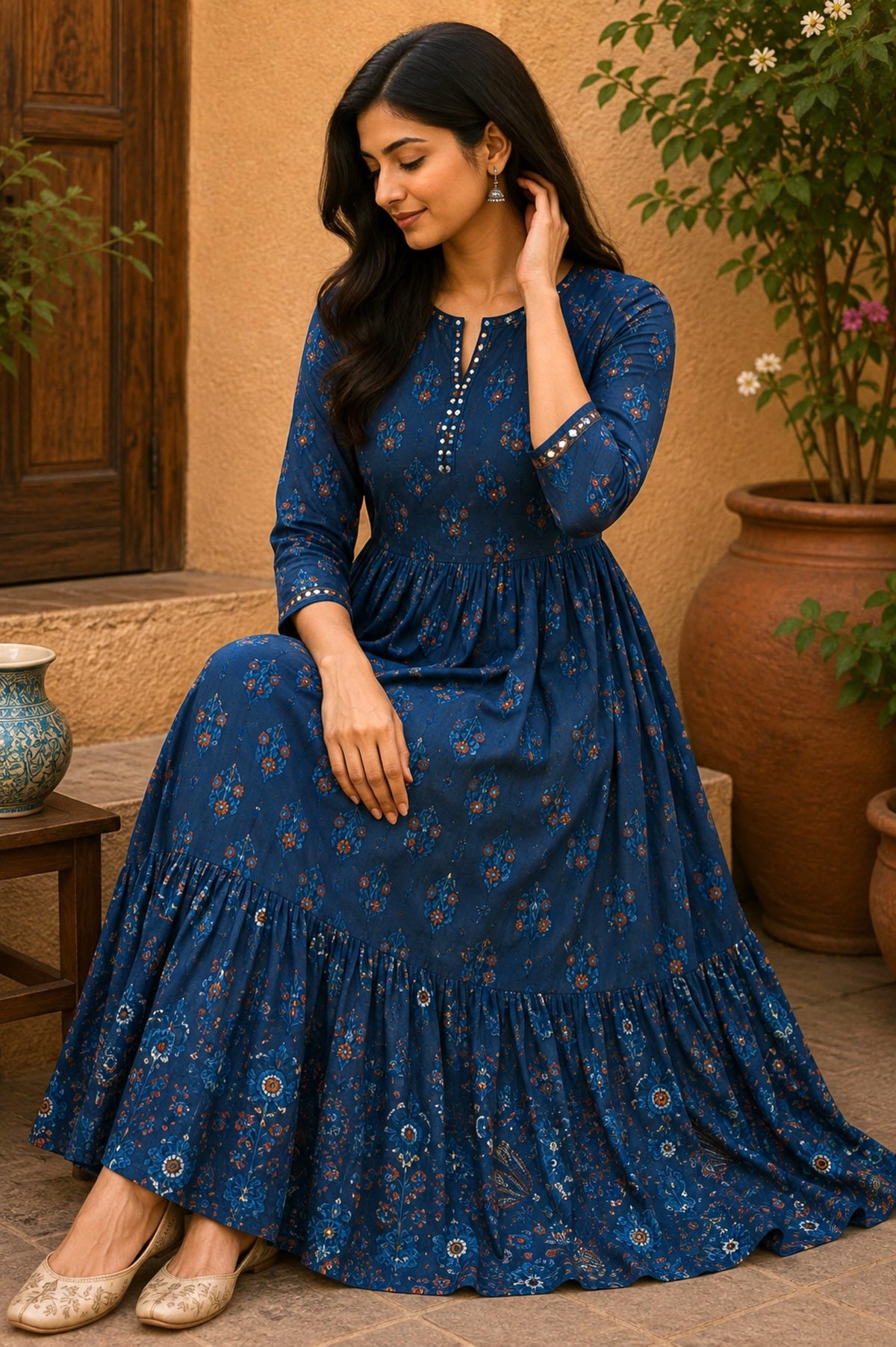 Artisanal Flare Dress