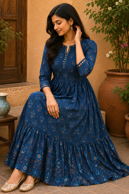 Artisanal Flare Dress
