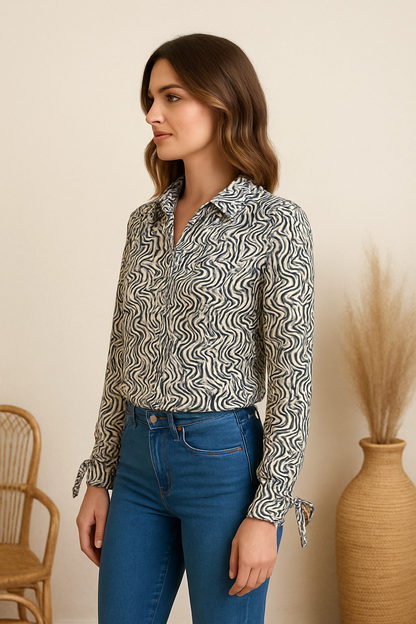 Abstract Ocean Shirt