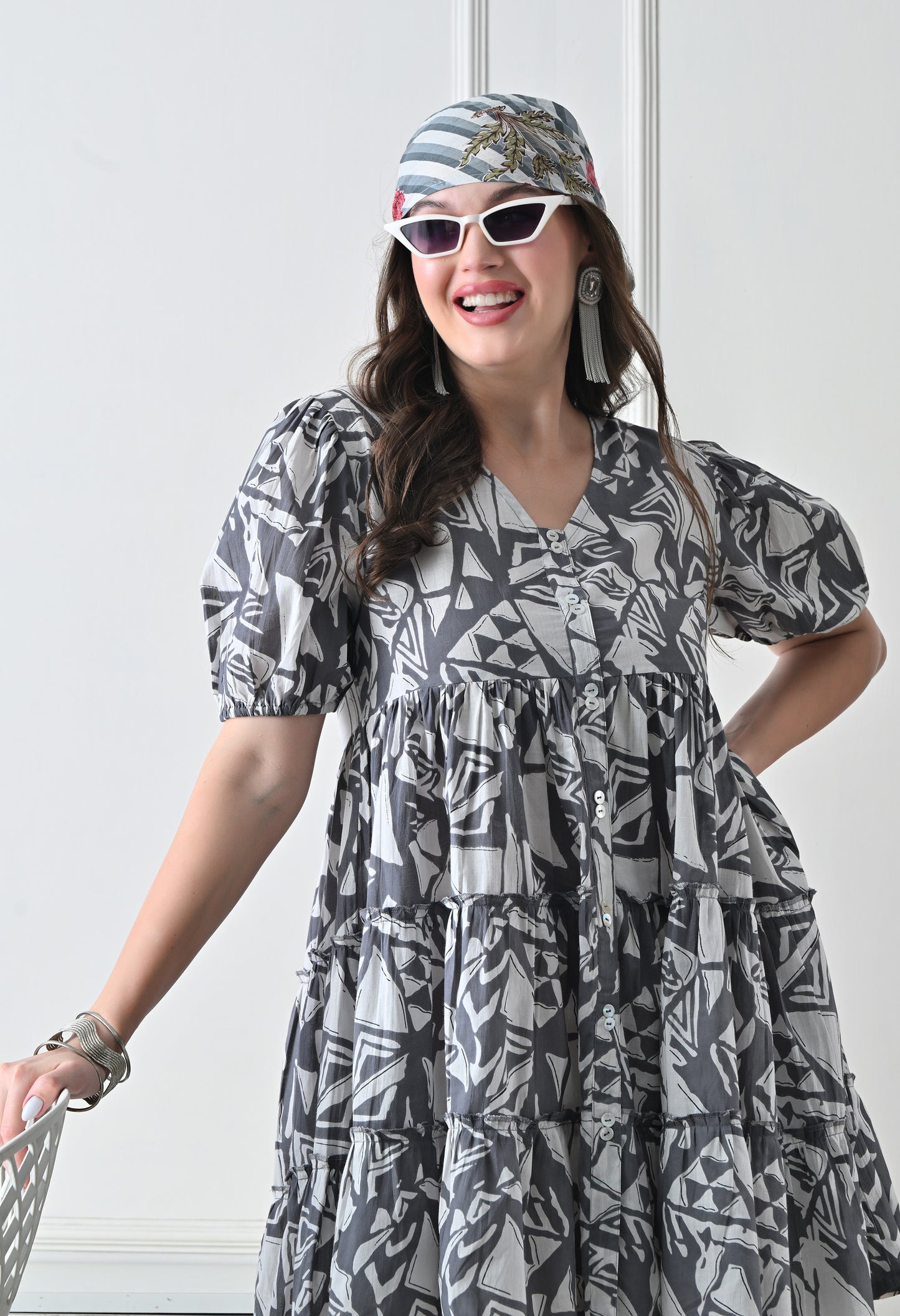 Electric Flare Dress