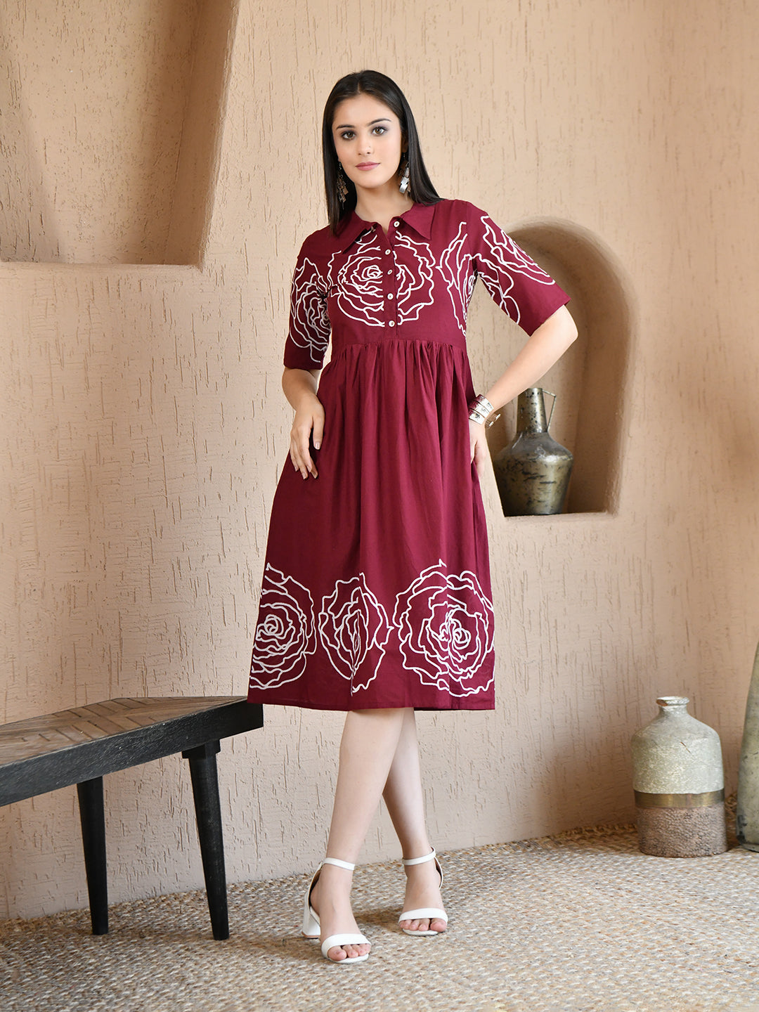 Wine Haze Dress