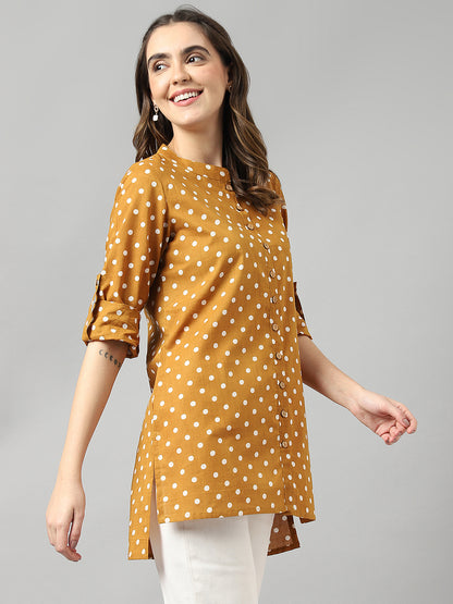 Polka Shirt Top