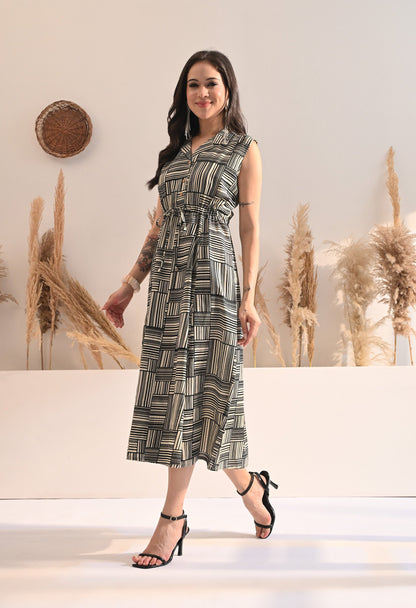 Mono Fit Dress