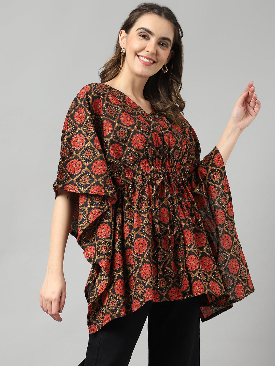 Ajrak Kaftan Top