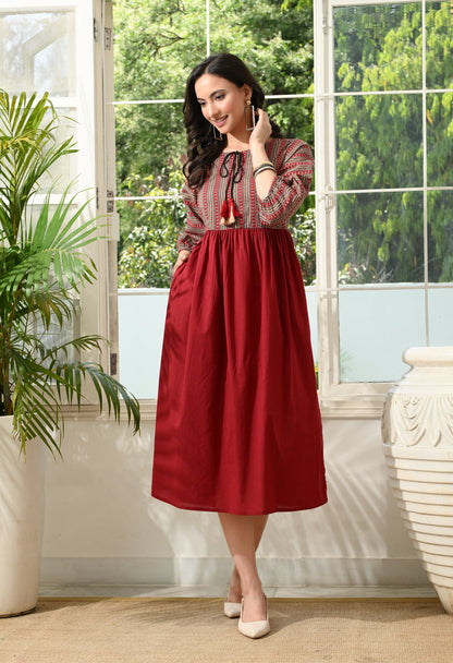 Geru Haveli Dress