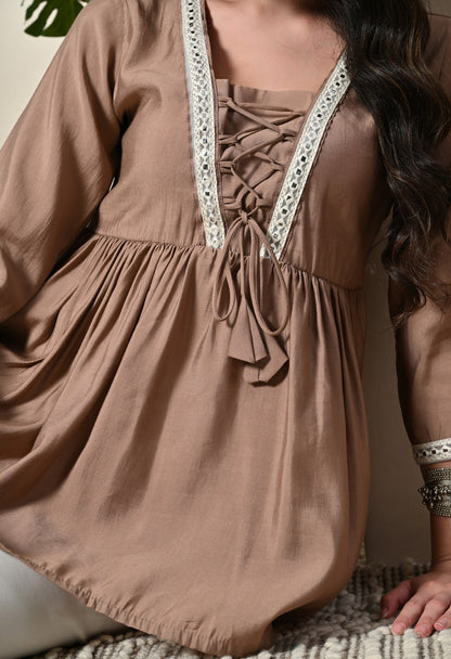 Silk Embroidered Tunic