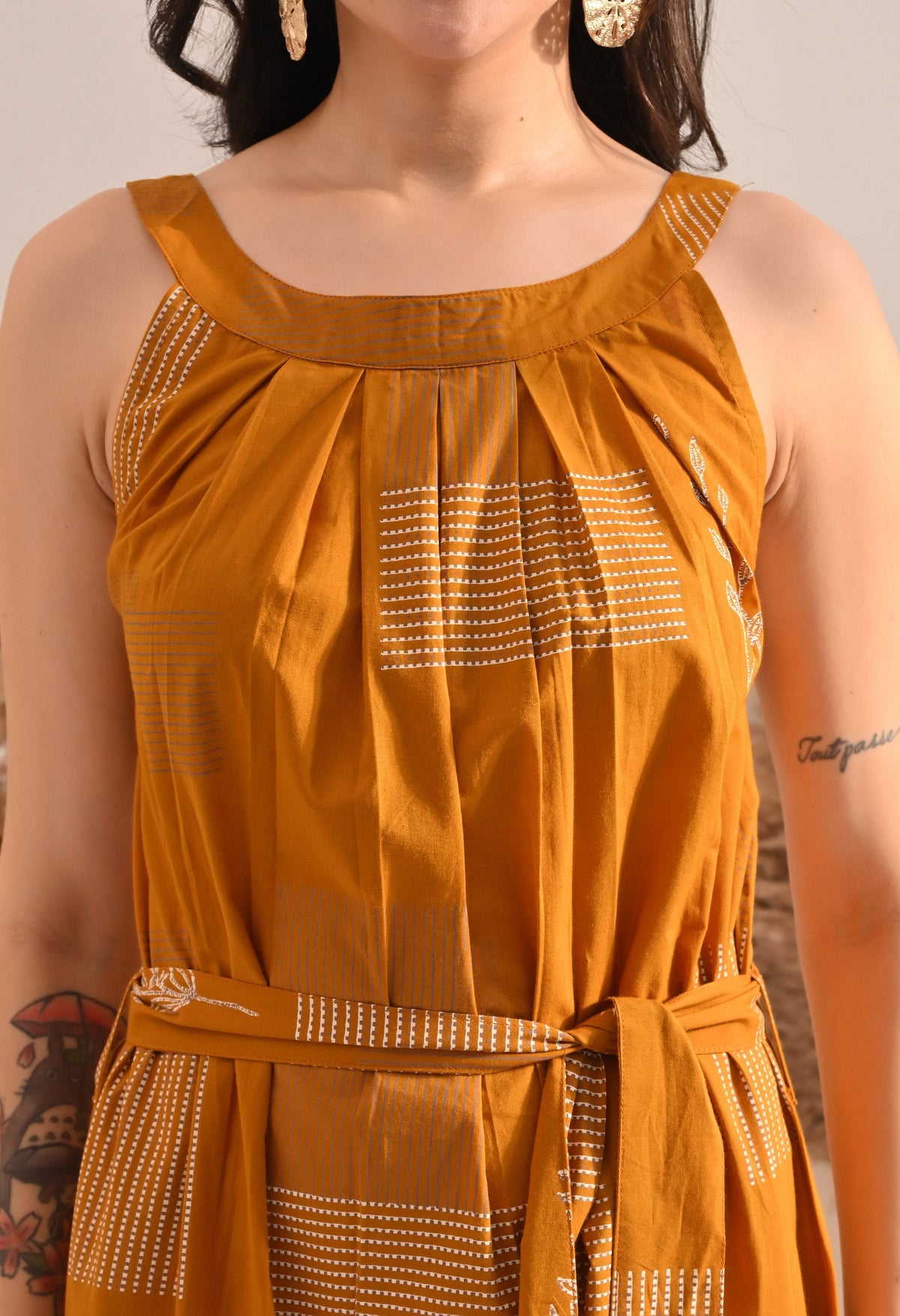 Golden Leaf Dress