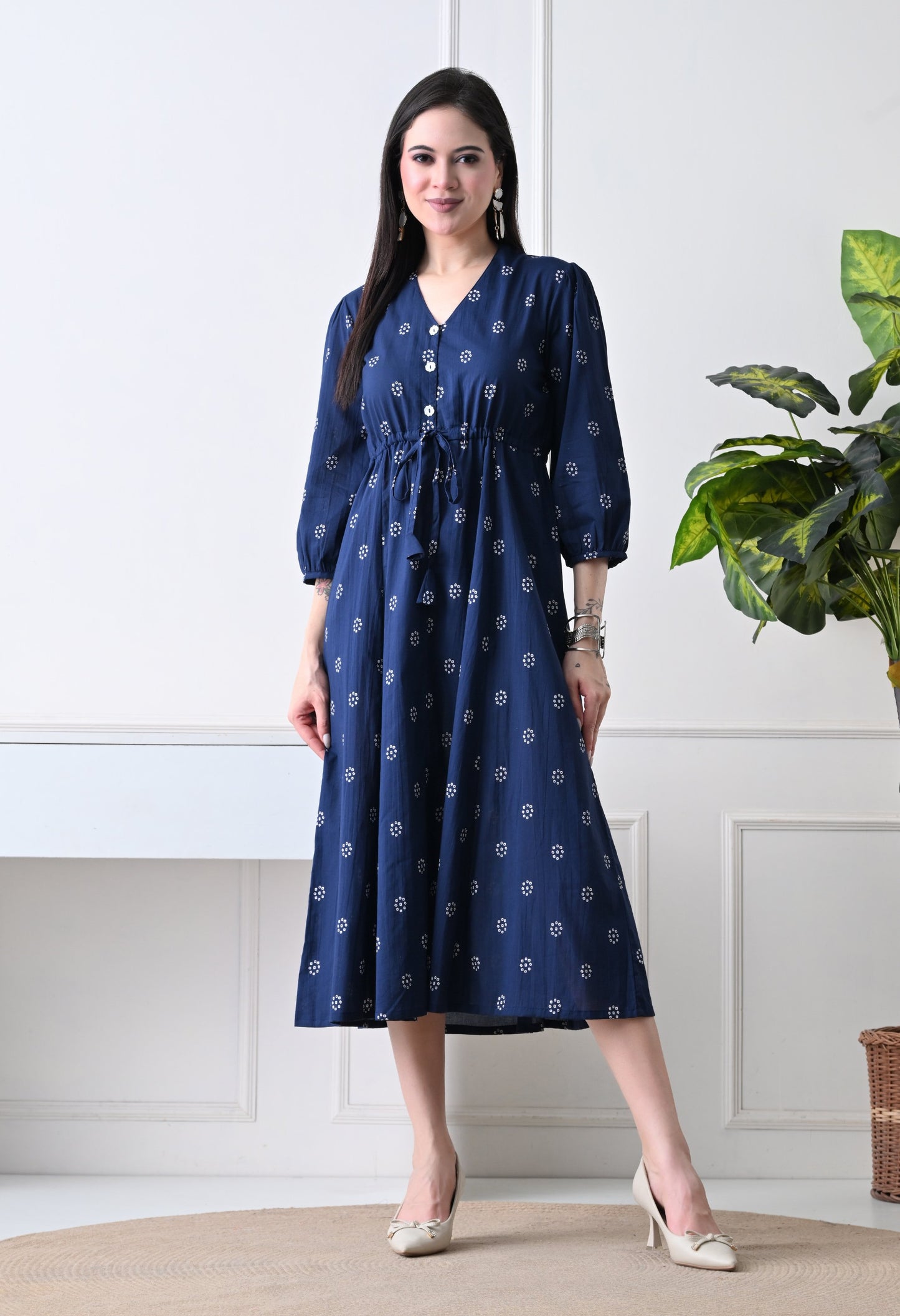 Cinched Waist Dress
