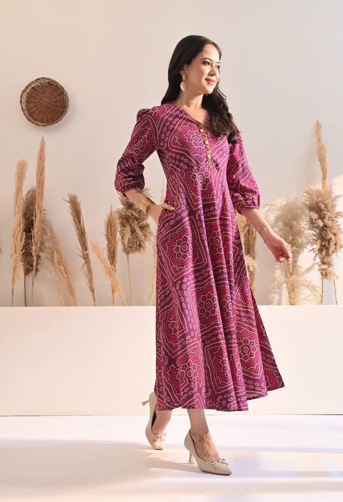 Purple Bandhej Utsav