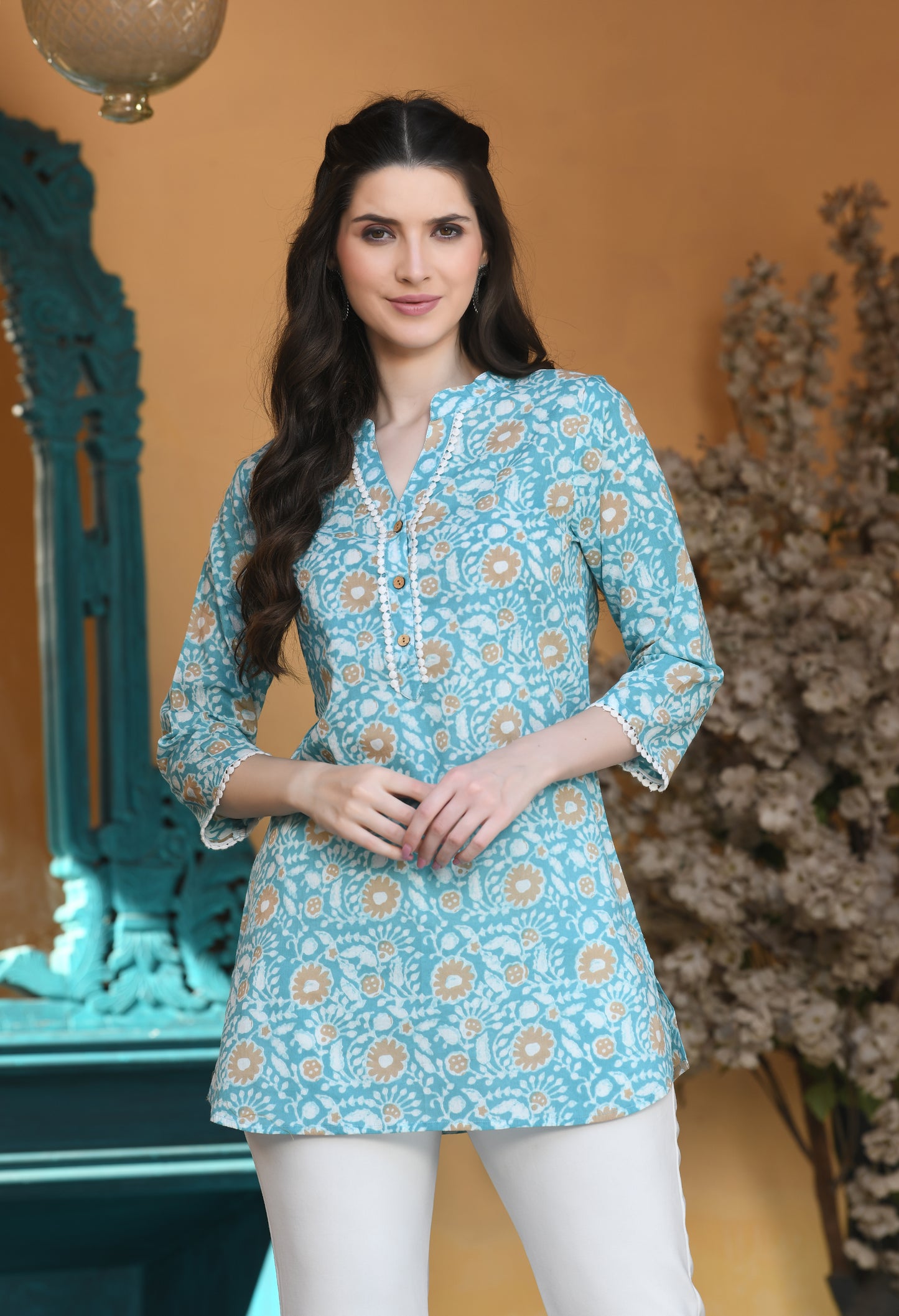 Blue Breeze Cotton Tunic