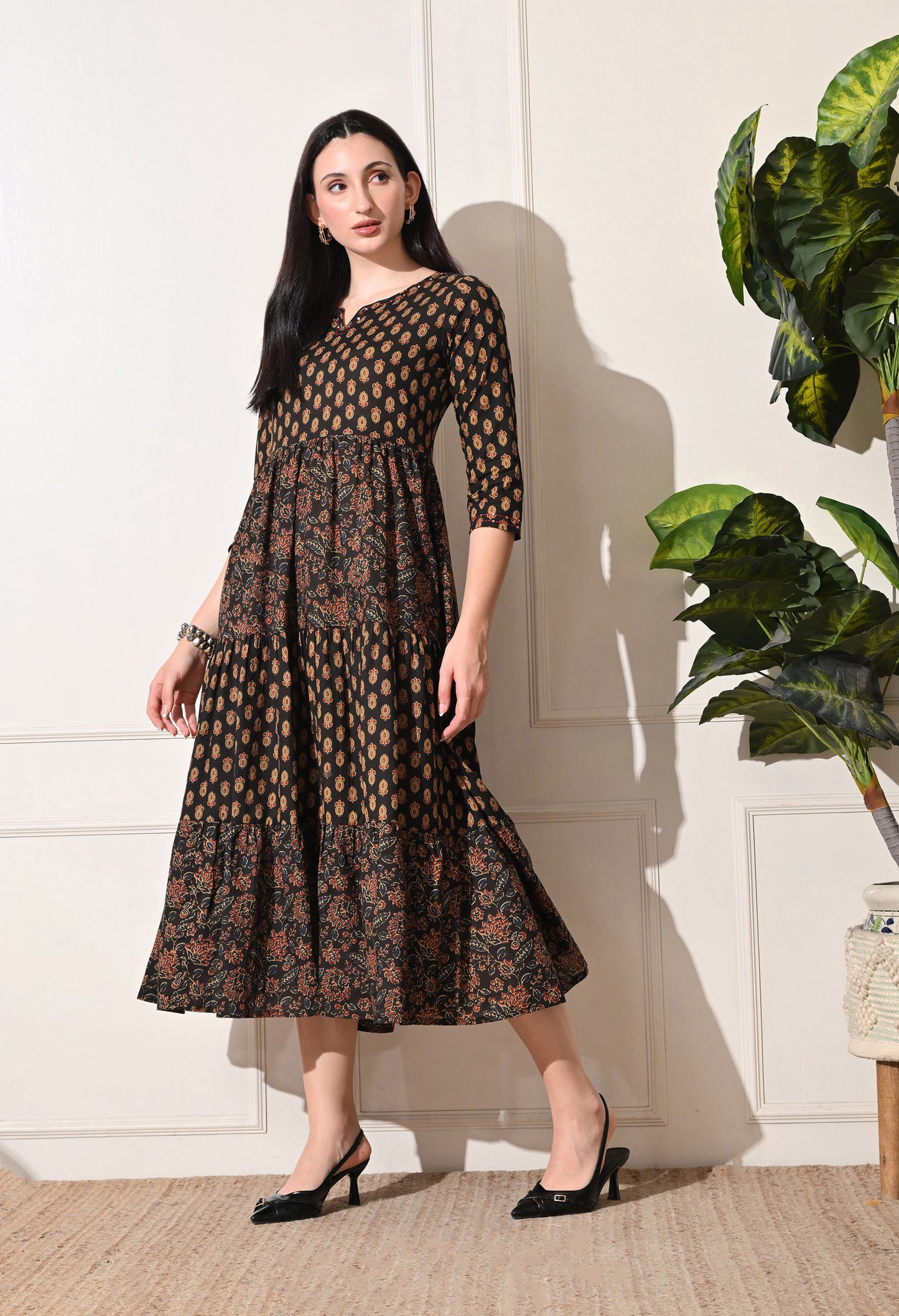 Artisanal Flare Dress