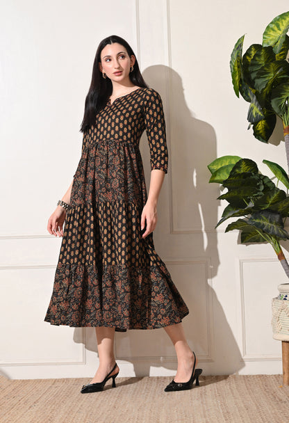 Artisanal Flare Dress