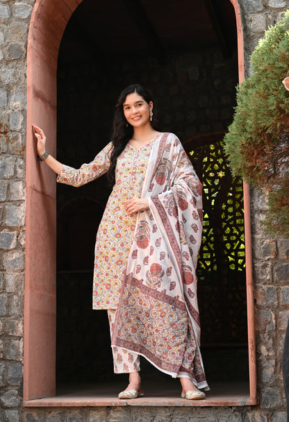 Florian 3 Piece Kurta Set