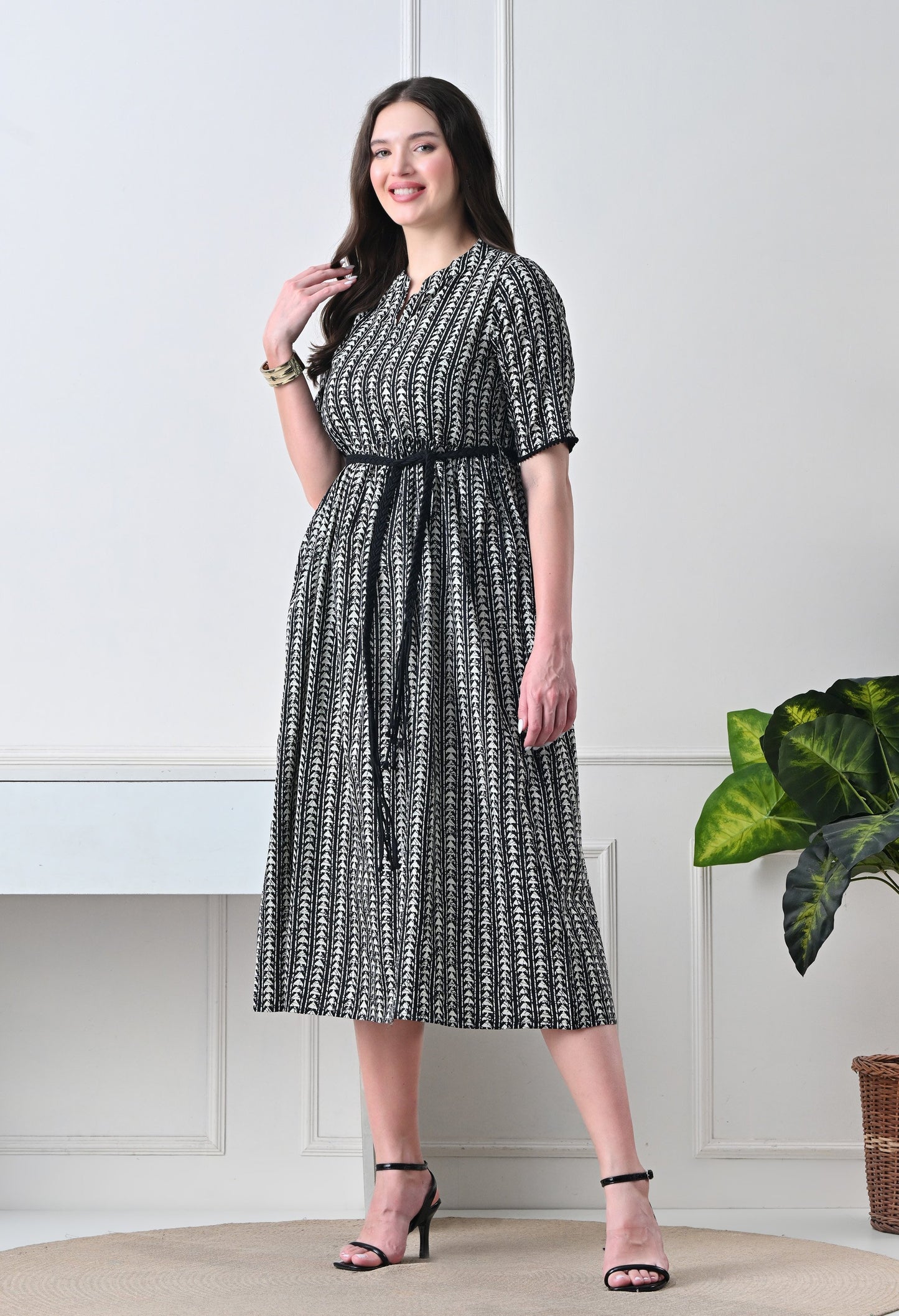 Mono Wave Dress