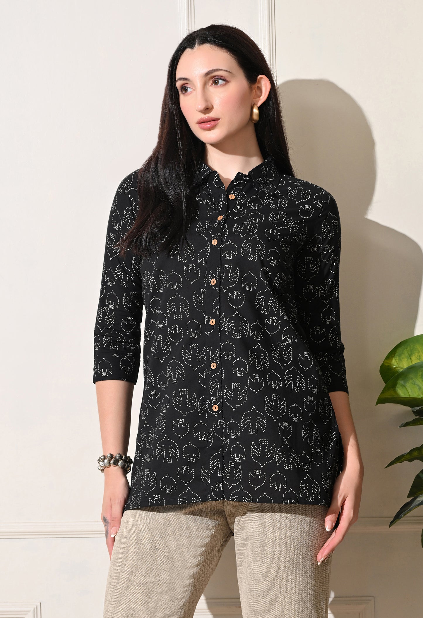 Black High Low Shirt
