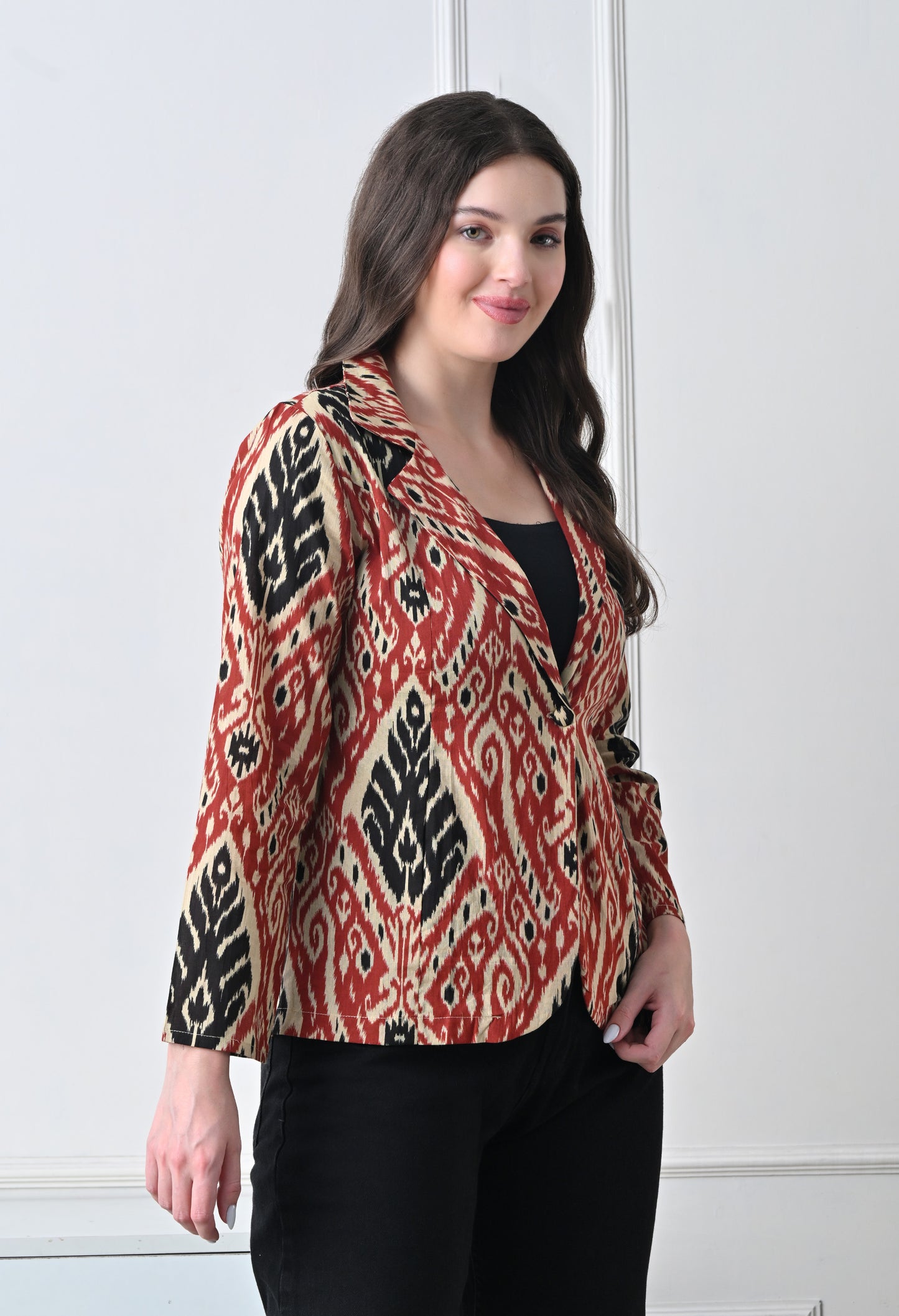 Burnt Bold Blazer