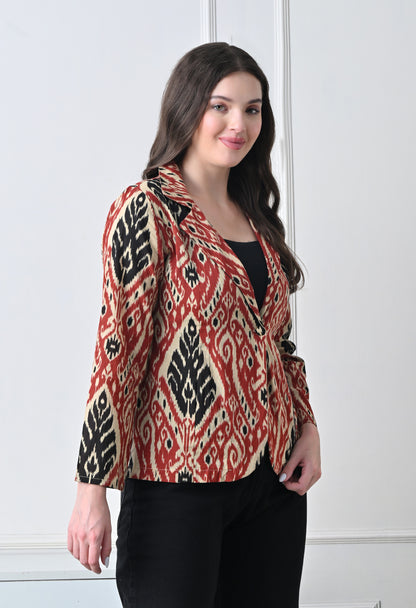 Burnt Bold Blazer