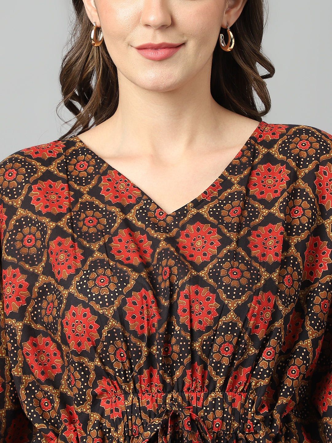 Ajrak Kaftan Top