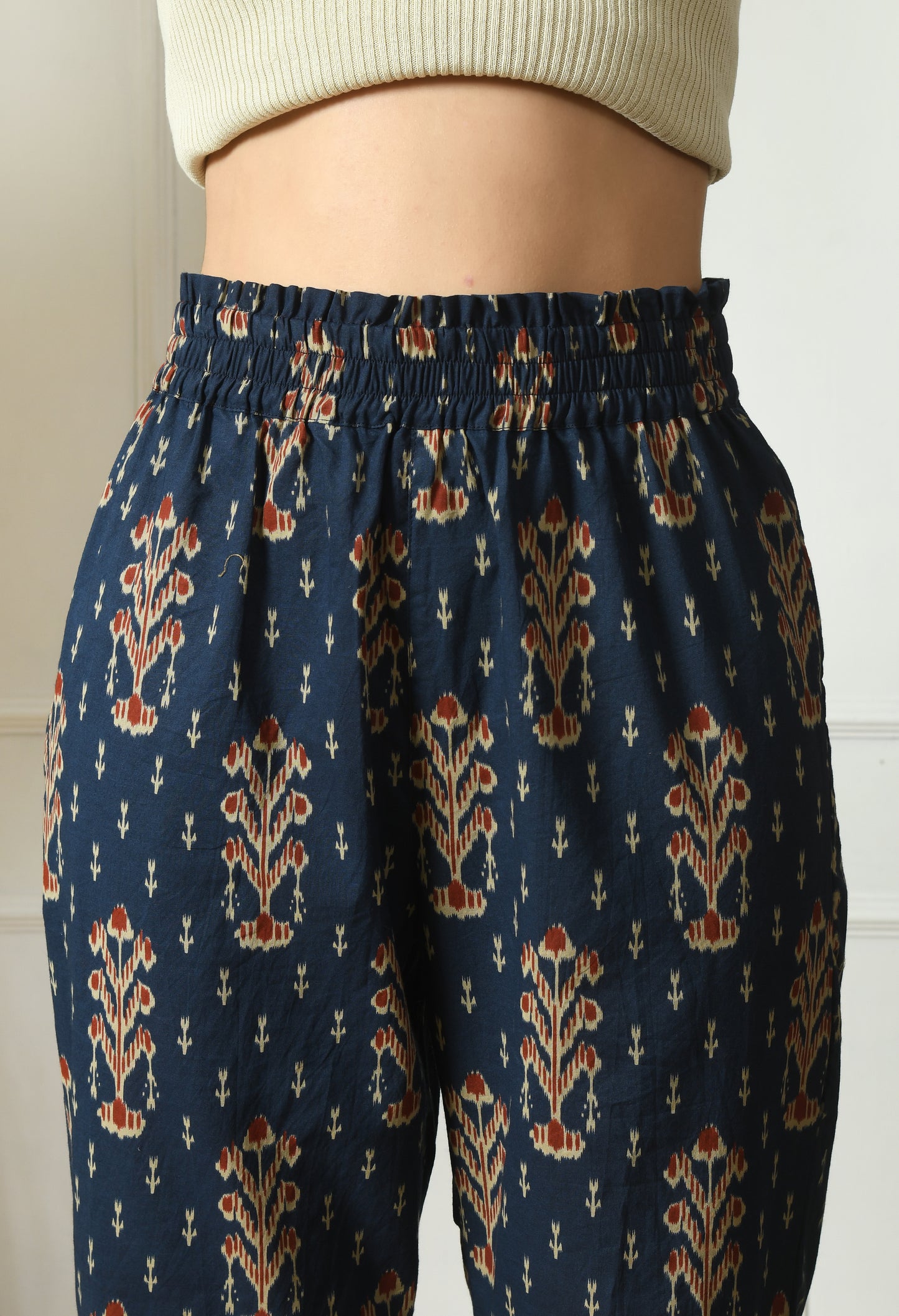 Blue Ikat Comfort Pants