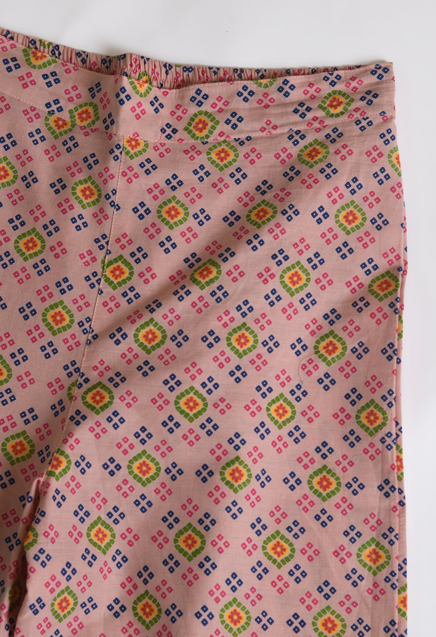 Candy Pink Floral Kurta Pant Set