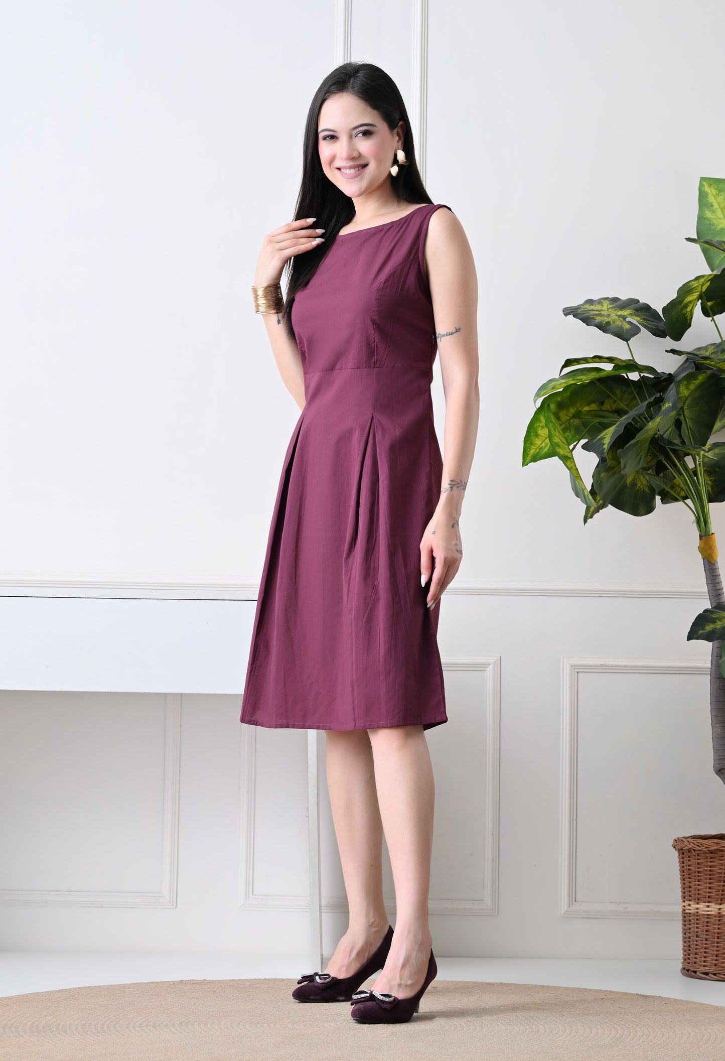 Mulburry Shift Dress