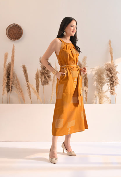 Golden Leaf Dress