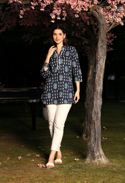 Indigo Jaipur Block Tunic