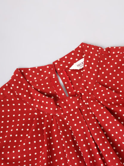 Polka Rust Top