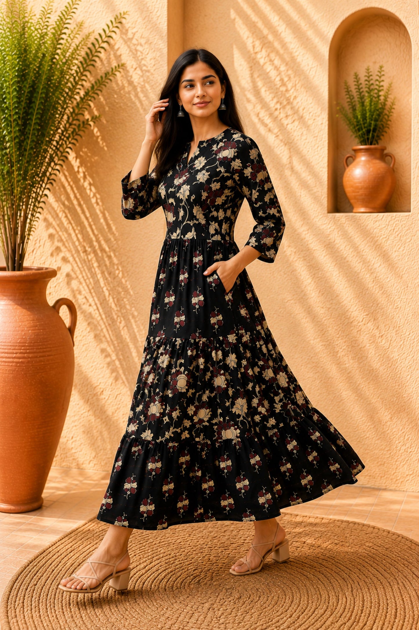Kalamkari Craft Dress