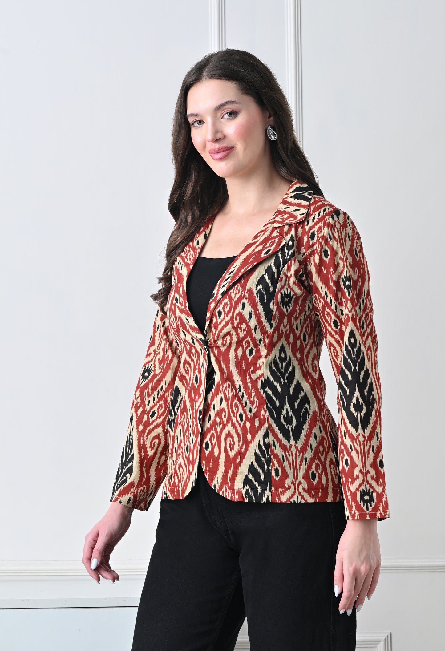 Burnt Bold Blazer