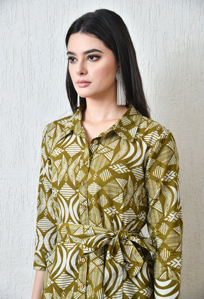 Boho Shirt Dress
