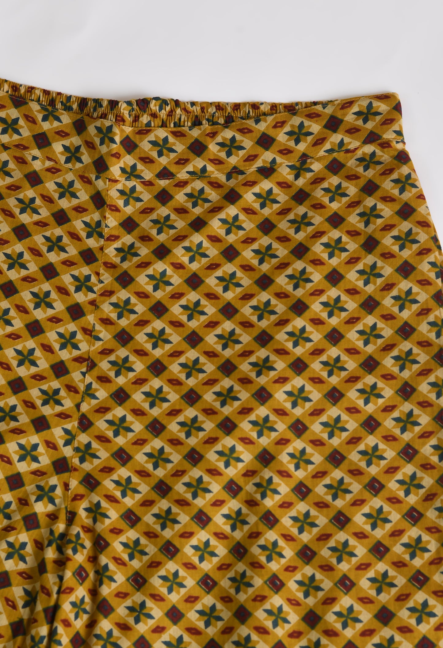 Evergreen Mustard Kurta pant Set