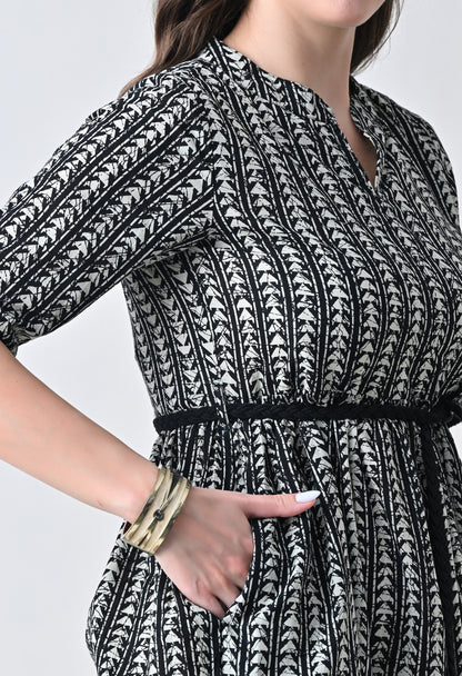 Mono Wave Dress