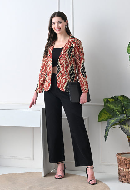 Burnt Bold Blazer