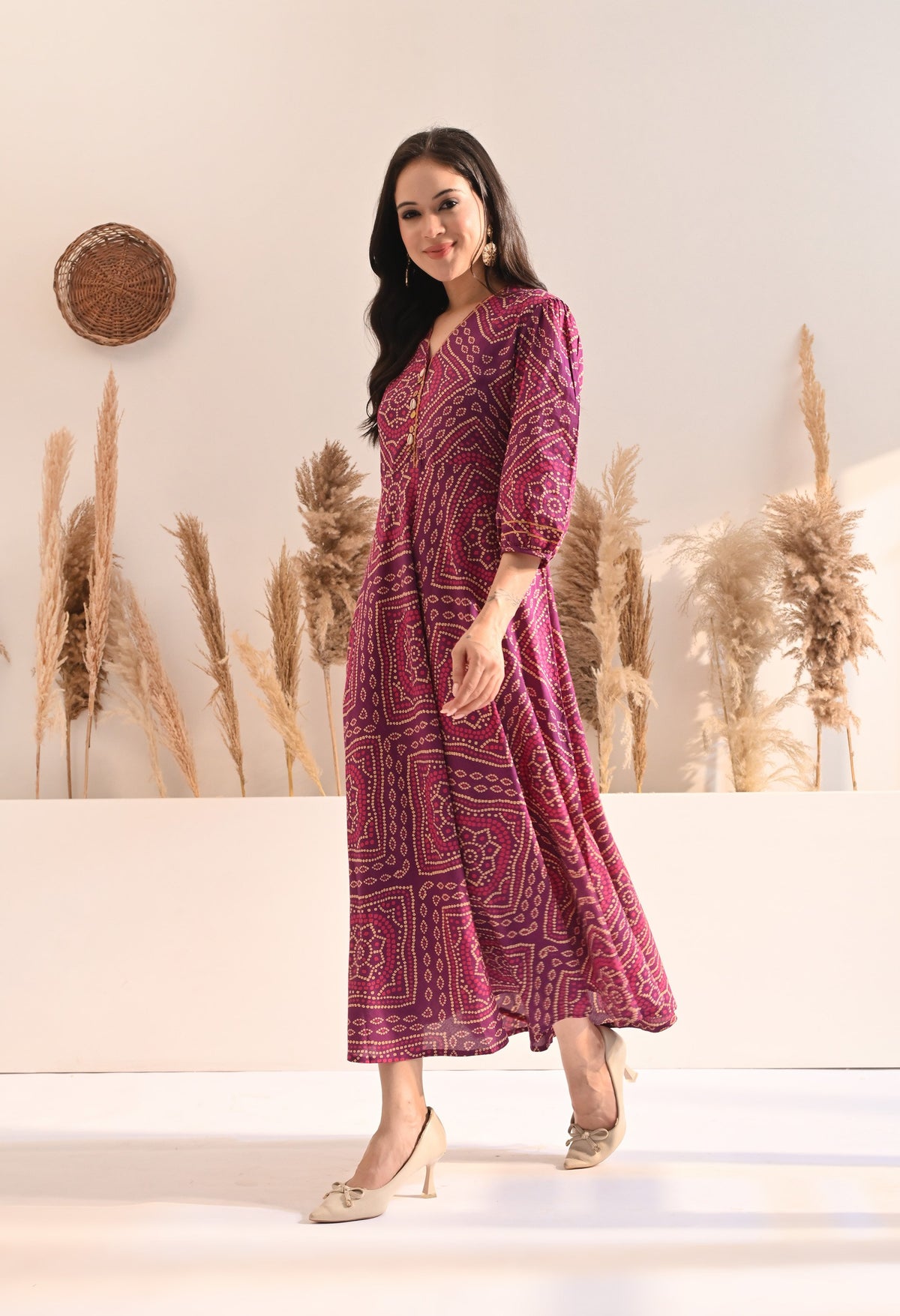 Purple Bandhej Utsav