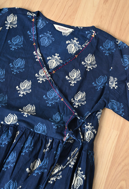 Indigo Empire Angarkha Dress