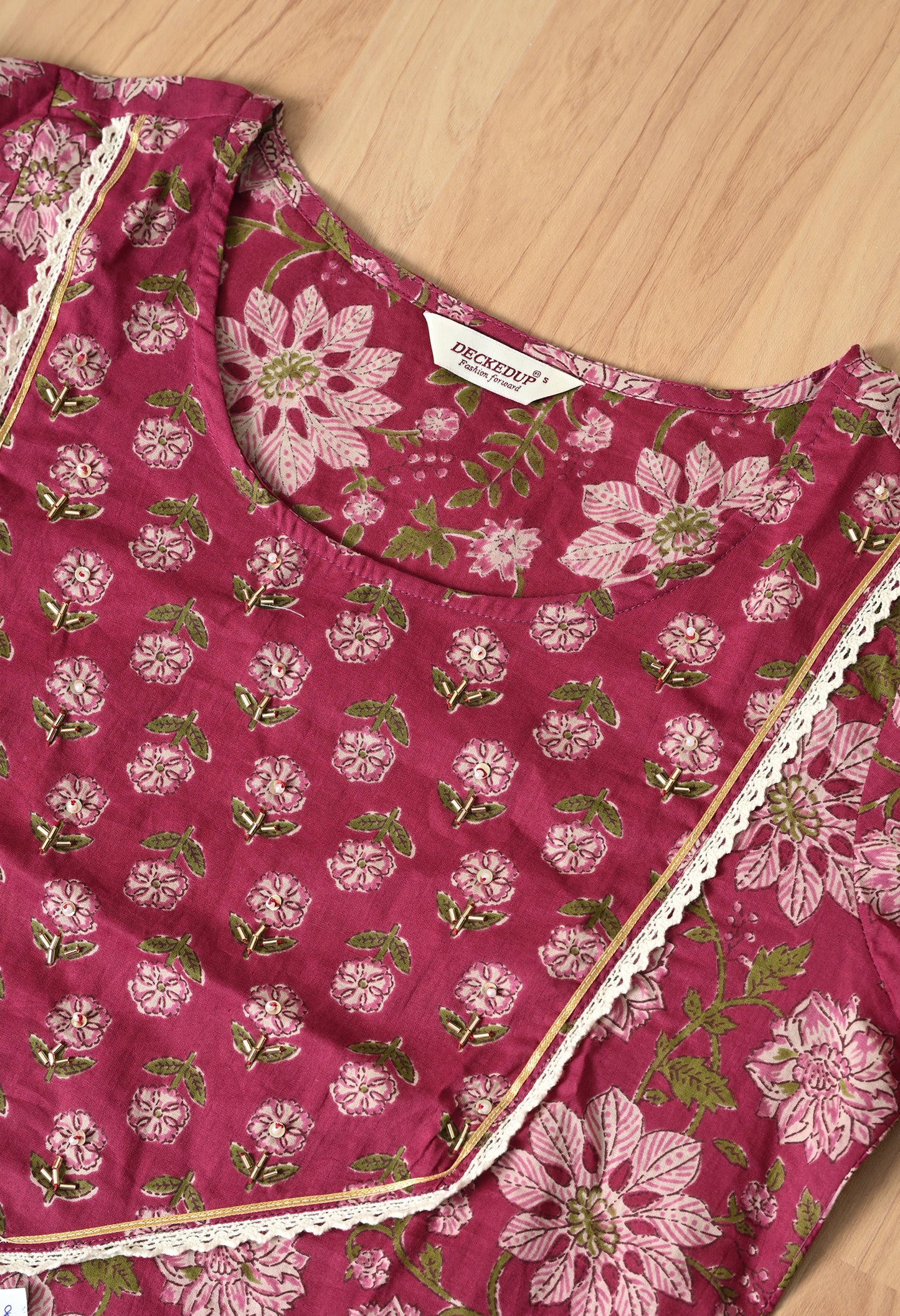 Burgundy Kurta Pant set