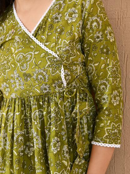 Earthy Green Dress