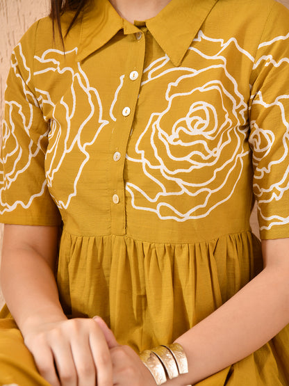 Boho Flower Dress