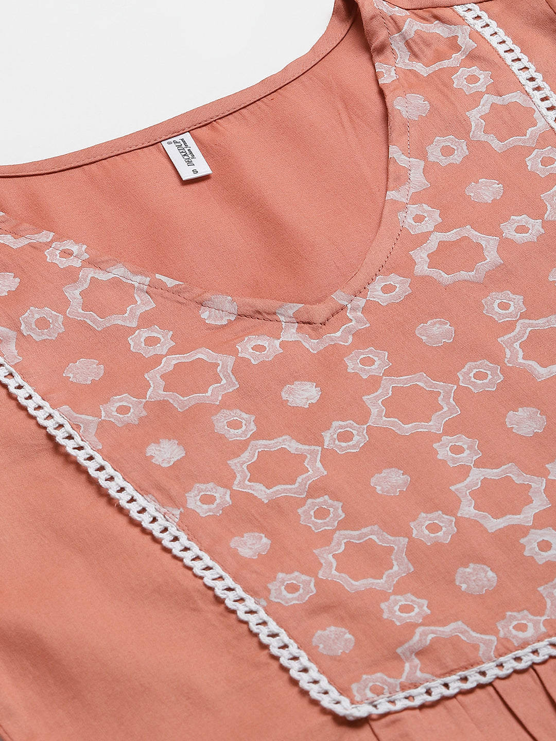 Peach Aline Kurta