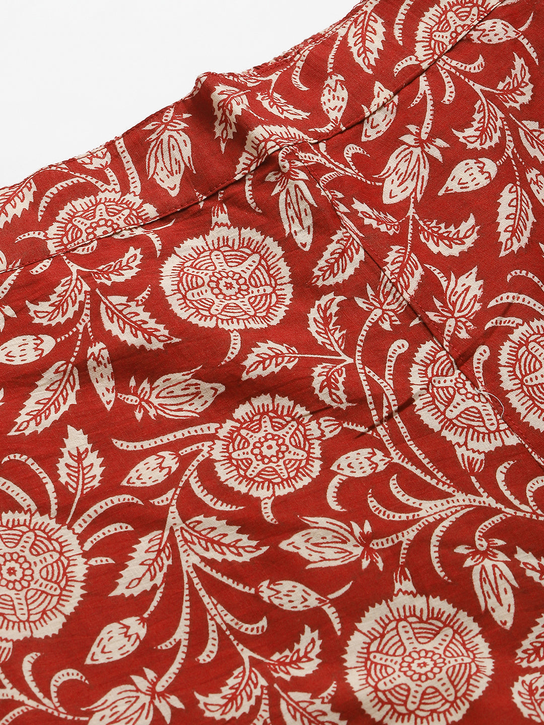 Maroon Afghani Pant