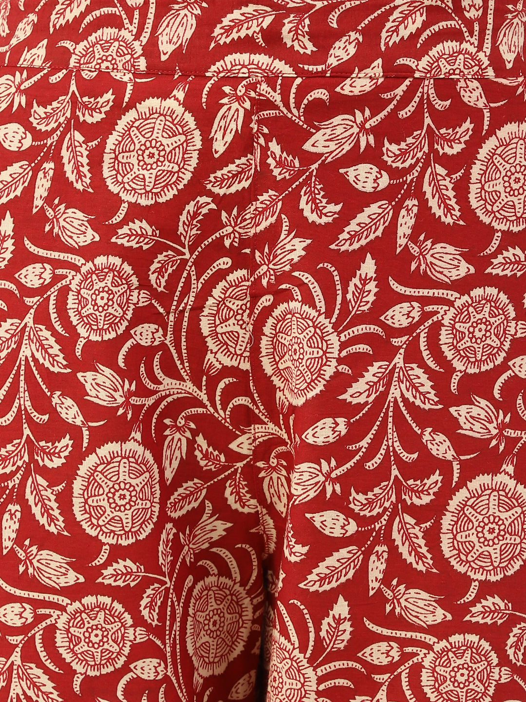 Maroon Afghani Pant
