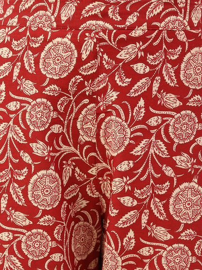 Maroon Afghani Pant