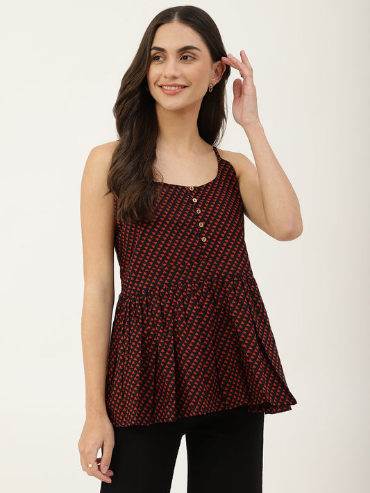 Black Strappy Top