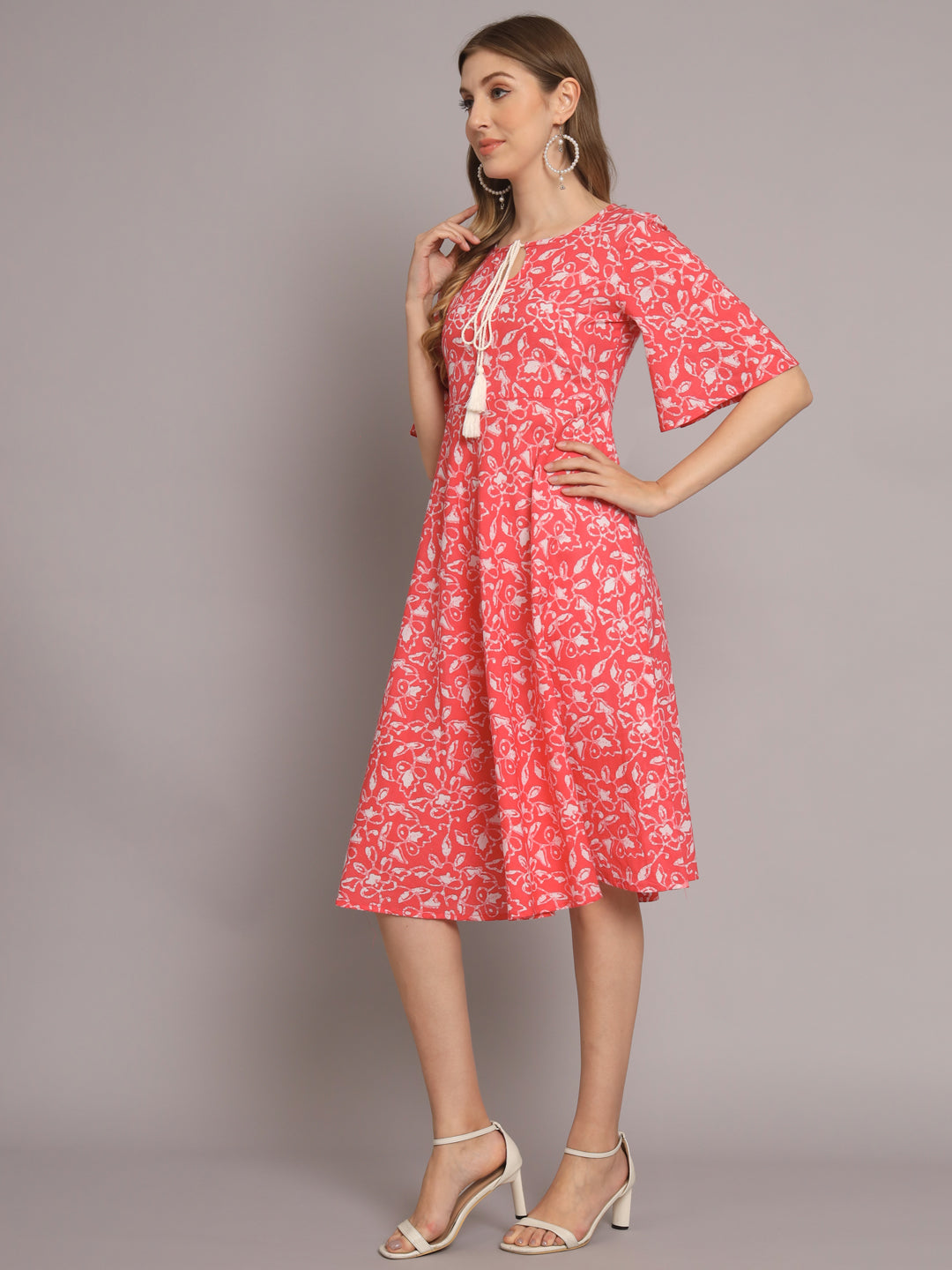 Pink Beautiful A-Line Dress