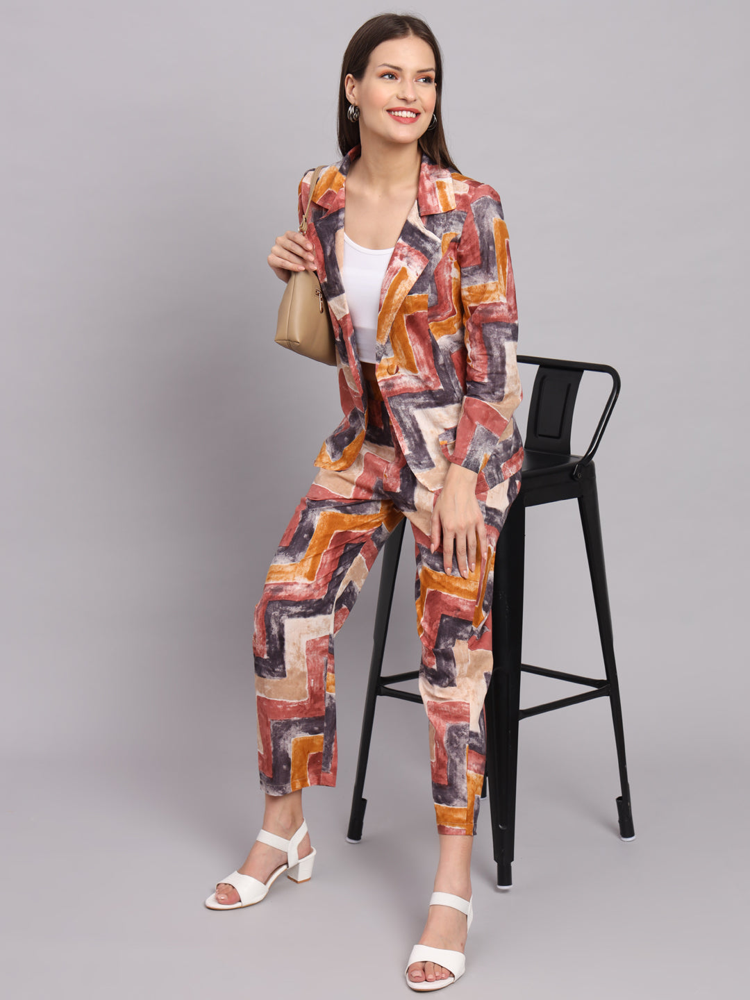 Multicolour Cotton Print Co-Ord Set