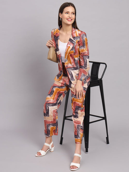 Multicolour Cotton Print Co-Ord Set
