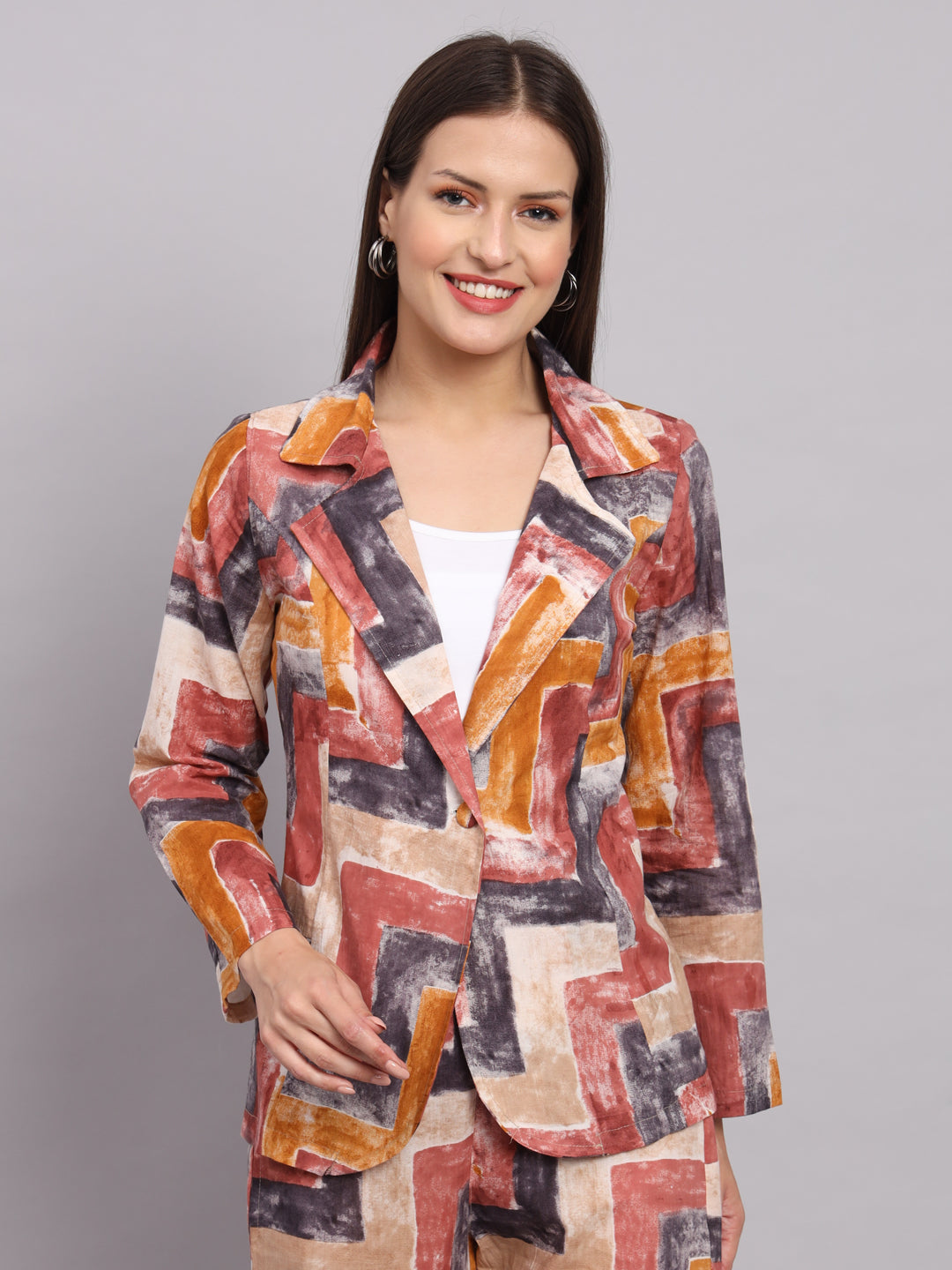 Multicolour Cotton Print Co-Ord Set